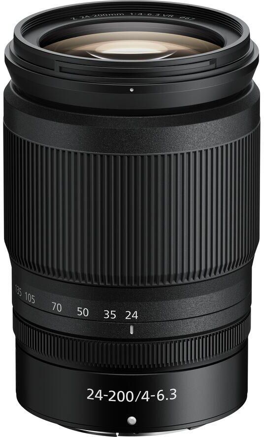 NIKON NIKKOR Z 24-200 mm f/4-6.3 VR Telephoto Zoom Lens, Black