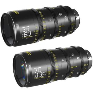 DZOFILM Catta Ace 35-80mm w/70-135mm T2.9 Cine 2-Lens Kit for PL/Canon EF, Black