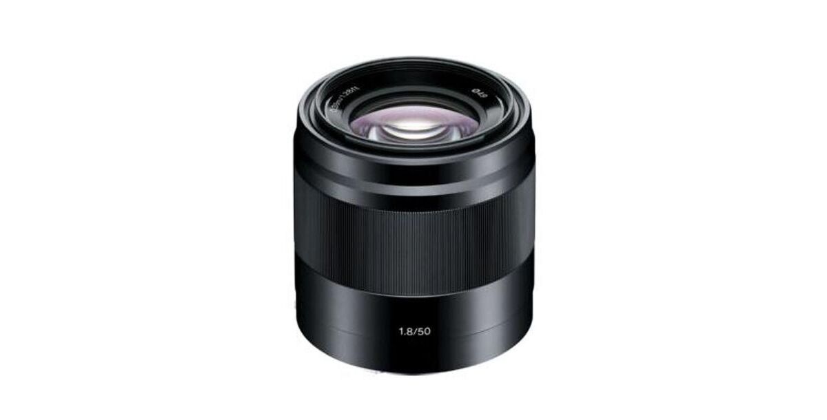 Sony E 50mm F1.8 Oss Prime Lens (Black) - Black