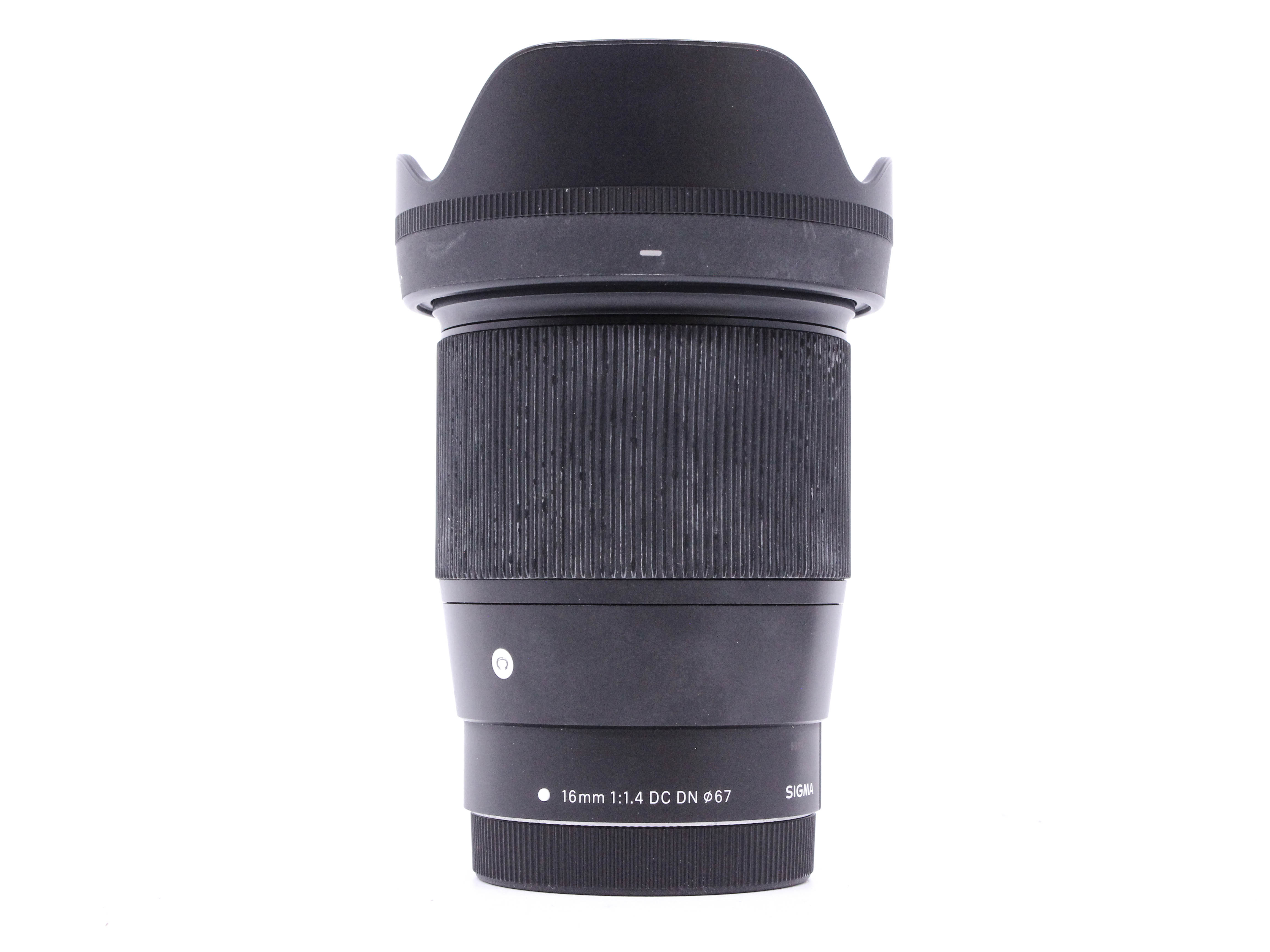 Used Sigma 16mm f/1.4 DC DN Contemporary - Canon EF-M Fit