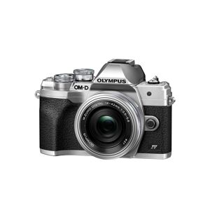 Olympus Kompaktkamera »E-M10 Mark IV Kit 14-42 Silber«, 20,3 MP, WLAN (WiFi) silberfarben Größe