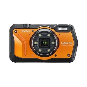 Ricoh WG-6 Kompaktkamera 20 MP CMOS 3840 x 2160 Pixel 1/2.3 Zoll Schwarz, Orange