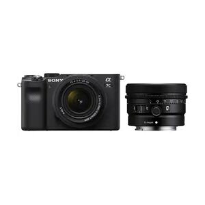 Sony Alpha ILCE-7C schwarz + FE 28-60mm + SEL 50mm f2,5 G   200,00€ Sommer Cashback   100,00€ Welcome to Alpha-Bonus 2.548,10€ Effektivpreis