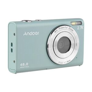 Andoer 2,7k-Digitalkamera, Kompakter Video-Camcorder, 48 Mp, Autofokus, 2,88-Zoll-Ips-Bildschirm, 16-Facher Zoom