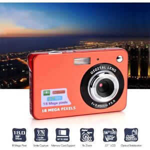 Tomtop Jms Digitalkamera Mini-Taschenkamera 18 Mp 2,7-Zoll-Lcd-Bildschirm 8-Fach Zoom Smile Capture Anti-Shake Mit