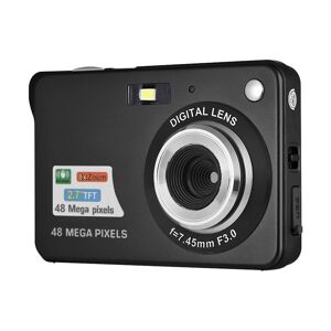 Tomtop Jms Tragbarer 1080p-Digitalkamera-Video-Camcorder, 48 Mp, Anti-Shake, 8-Facher Zoom, 2,7-Zoll-Lcd-Bildschirm, Gesichtserkennung, Lächeln-Erfassung