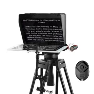 Shoppo Marte Portable Camera SLR Photography Large Screen Teleprompter(Black)