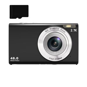 INF Digitalkamera 48MP 2,7K FHD 16X digital zoom 2,88-tommer skærm