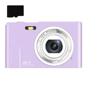 INF Digitalkamera med 48 MP, HD 1080p, 16x zoom, 32 GB hukommelseskort