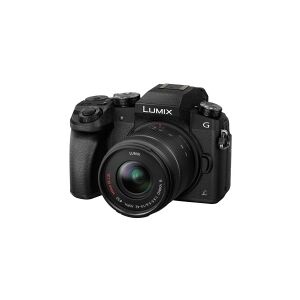 Panasonic Lumix G DMC-G70KA - Digitalkamera - spejlløst - 16.0 MP - Four Thirds - 4K / 25 fps - 3x optisk zoom 14-42 mm objektiv - Wi-Fi - sort
