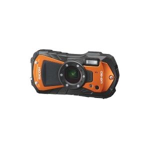 Ricoh WG-80 - Digitalkamera - kompakt - 16.0 MP - 1080p - 5x optisk zoom - undervands op til 14 m - orange