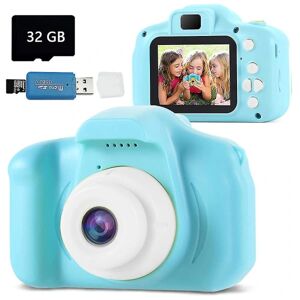 Børnekamera Børn Digitalkameraer Videokamera Småbørnskamera Blue