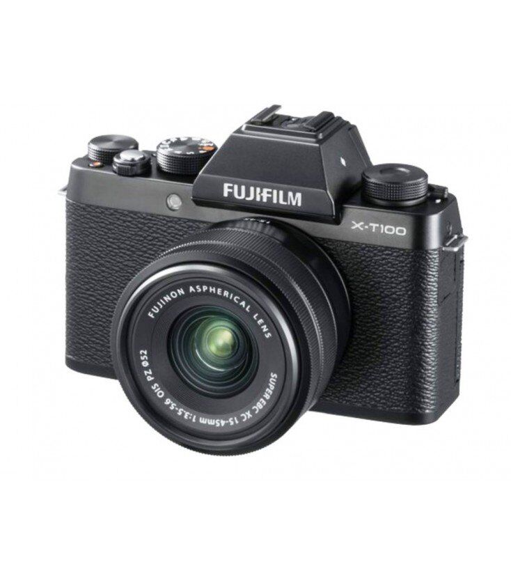 Fujifilm X-t100 + 15-45mm Negro