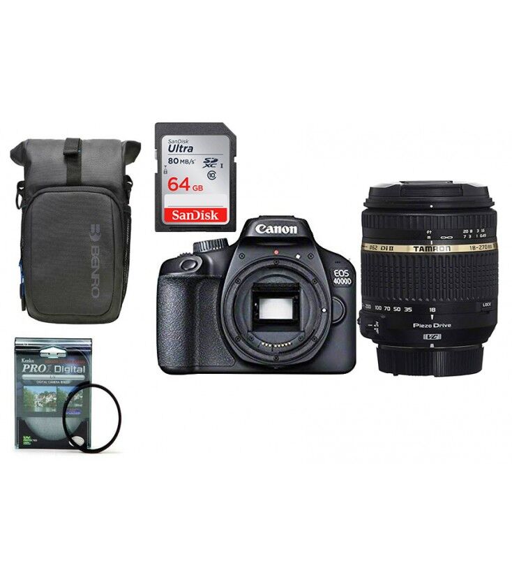 Canon Eos 4000d Kit Ahorro Super Zoom