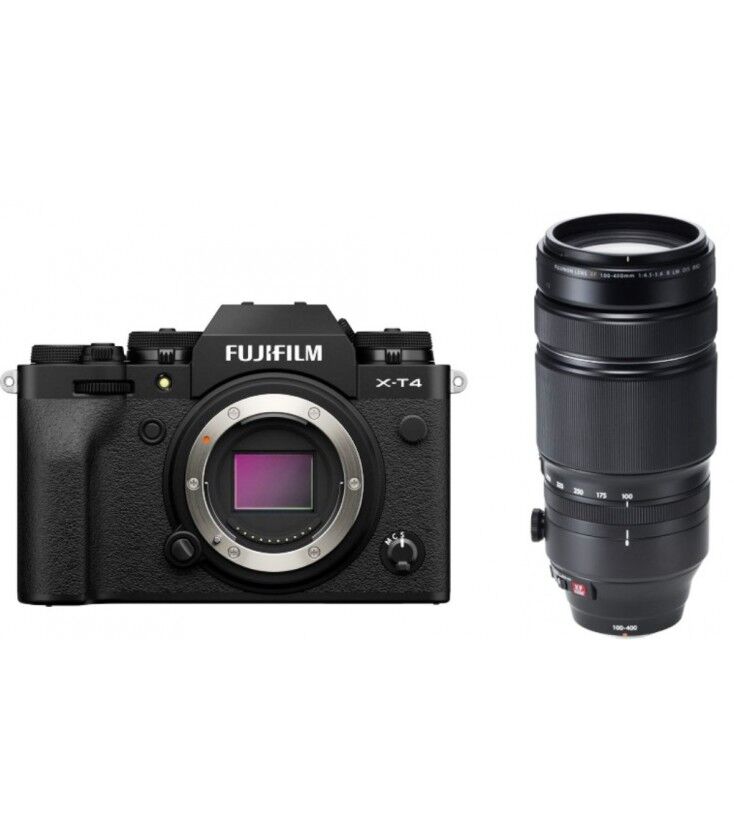 Fujifilm X-t4 Cuerpo + Xf 100-400 Mm F4.5-5.6 R Ois Wr