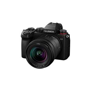 Panasonic Lumix DC-S5 + S 20-60mm F3.5-5.6 + S 85mm F1.8 MILC 24,2 MP CMOS 6000 x 4000 pixels Noir - Neuf - Publicité