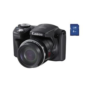 Canon Pack Fnac : PowerShot SX500 IS Noir + Etui + Carte SDHC 8 Go - Publicité