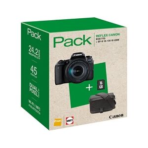 Canon PACK EOS 77D +  EF-S 18-135 IS USM + FOURRE-TOUT + SD 16 GO - Publicité