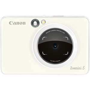 Canon Zoemini S blanc et imprimante portable - Publicité