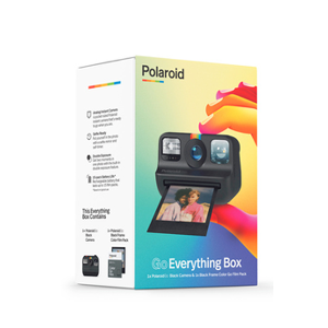 Polaroid Go Black Coffret appareil photo instantané - Double pack de films Go cadre noir (16 films) - Publicité