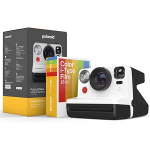 Coffret appareil photo instantane Polaroid Now Generation 2 Blanc et Noir + 16 films inclus - Neuf