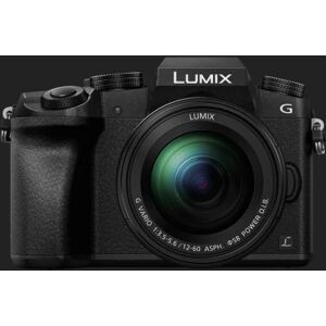 Panasonic Lumix DMC-G7M + 12-60 ASPH MILC 16 MP Live MOS 4592 x 3448 pixels Noir - Neuf - Publicité