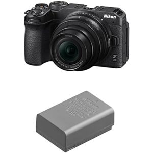 Nikon kit Z 30 + 16/50mm VR, Appareil Photo Hybride capteur DX (20,9 MP, 4K UHD 30p ou Full HD 120p, Rafale 11 + Batterie Li-ION EN-EL25a pour Hybride Z30, Z50 et Z FC - Publicité