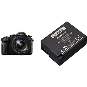 Panasonic Lumix FZ2000 Appareil Photo Bridge Expert (Capteur Type 1'' 20MP,Zoom Leica 20x F2.8-4.5) Noir – Version Française & Lumix DMW-BLC12E Batterie Rechargeable, 7.2V, 1200mAh, 8.7Wh Noir - Publicité