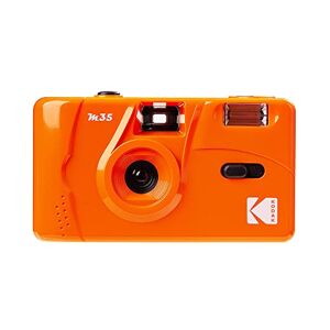 Kodak Appareil Photo M35 35 mm, réutilisable, sans Mise au Point, Facile à Utiliser, Flash intégré et Compatible avec Les Films négatifs de 35 mm ou Noir et Blanc (Film et Batterie Non Inclus) - Publicité
