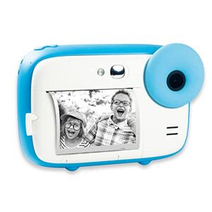 AgfaPhoto AGFA Photo Realikids Instant Cam Appareil Photo Instantané pour Enfant, Photo/Video, Ecran LCD 2,4', Port Micro SD, Batterie Lithium, Miroir Selfie et Filtre Photo Bleu - Publicité