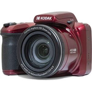 Kodak Pixpro Astro Zoom AZ405 Appareil Photo Numérique Bridge, Zoom X40, Grand Angle de 24 mm, 20 mégapixels, LCD 3, Vidéo Full HD 1080p, OIS, Pile AA Rouge - Publicité