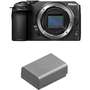 Nikon Z 30 boitier Seul, Appareil Photo Hybride capteur DX (20,9 MP, 4K UHD 30p ou Full HD 120p, Rafale 11 + Batterie Li-ION EN-EL25a pour Hybride Z30, Z50 et Z FC - Publicité