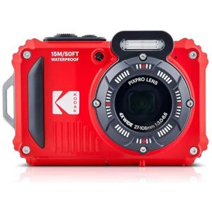 Kodak Appareil Photo Numérique Compact 16MPixels, Etanche jusqu'à Une Profondeur de 15, Anti-Choc, Video 720p, Ecran LCD 2,7 Batterie Li-ION Rouge - Publicité