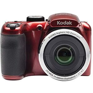 Kodak Pixpro AZ252 Appareil Photo Bridge Numérique 16 Mpixels, Zoom optique 25X, Video HD 720p, Grand angle 24 mm, Stabilisateur optique de l’image, Ecran LCD 3 Rouge - Publicité