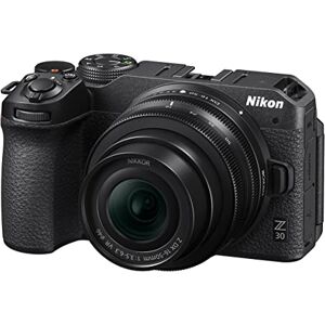 Nikon kit Z 30 + 16/50mm VR, Appareil Photo Hybride capteur DX (20,9 MP, 4K UHD 30p ou Full HD 120p, Rafale 11 i/s, écran Tactile orientable (câble USB de Type C fourni), Noir - Publicité