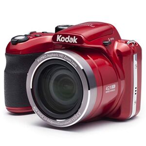 Kodak Pixpro AZ422 Appareil Photo Bridge Numérique 20 Mp, Zoom Optique 42X, Video HD 720p, OIS, Flash Intégré, Ecran LCD 3, Batterie Li-ion Rouge - Publicité