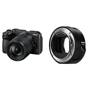 Nikon Z 30 + NIKKOR Z DX 18-140 VR,Appareil Photo Hybride capteur DX (20,9 MP, 4K UHD 30p ou Full HD 120p, Rafale 11 i/s, écran Tactile (câble USB de Type C fourni)+Bague d'adaptation FTZ II JMA905DA Noir - Publicité
