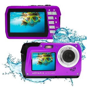 Easypix Aquapix W3048-V Edge Violet Appareil Photo numérique 48 Mill. Pixel Violet caméra Submersible, écran Frontal - Publicité