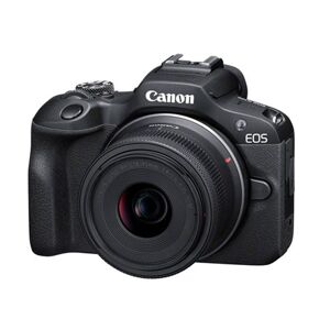 Canon EOS R100 + RF-S 18-45mm F4.5-6.3 IS STM Kit MILC 24,1 MP CMOS 6000 x 4000 pixels Noir - Publicité
