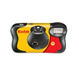 Kodak FUN Flash Single Use Camera, 27+12 pic - Publicité