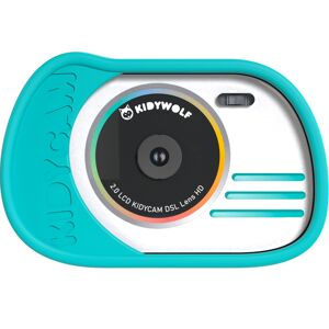 KIDYWOLF Appareil photo numérique et vidéo Kidycam Waterproof cyan