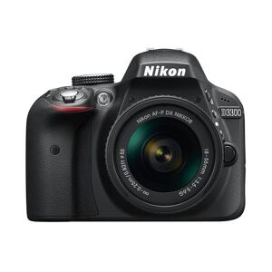 Nikon D3300 Appareil photo numérique Reflex 24,2 Mpix Kit Objectif AF-P 18-55 mm Noir noir - Publicité