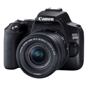 Reflex Canon EOS 250D Noir + Objectif EF-S 18-55 mm f/4-5.6 IS STM Noir - Publicité