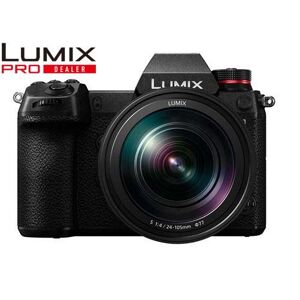 Appareil photo hybride Panasonic Lumix S1 + S 24-105mm f/4 Macro OIS noir Noir - Publicité