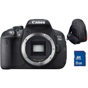 Pack Fnac : Canon EOS 700D Boîtier Nu + Sac à dos + Carte SDHC 8 Go - Publicité