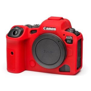 EASYCOVER Coque Silicone Rouge pour Canon Eos R5 / R6