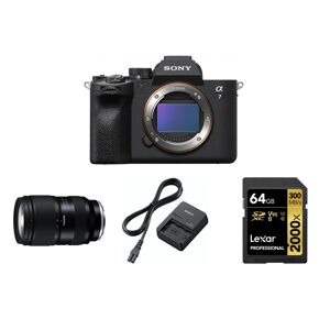 Sony Alpha 7 IV + TAMRON 28-75 f/2.8 G2 + Chargeur + Carte SD