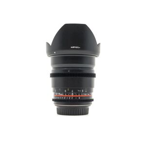 Occasion Walimex Pro 16mm T2.2 VDSLR - Monture Canon EF