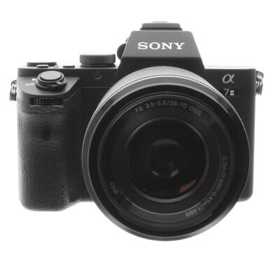 Sony Alpha 7 II noir avec objectif AF E 28-70mm 3.5-5.6 OSS noir reconditionné