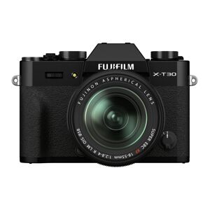 Fujifilm X-t30 Ii Nera + 18-55mm F/2.8-4.0 Ois- Garanzia Centri Di Assist- Ufficiali In Italia